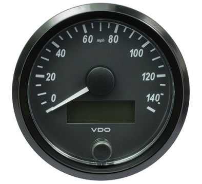 VDO SingleViu Speedometer 140 Mph